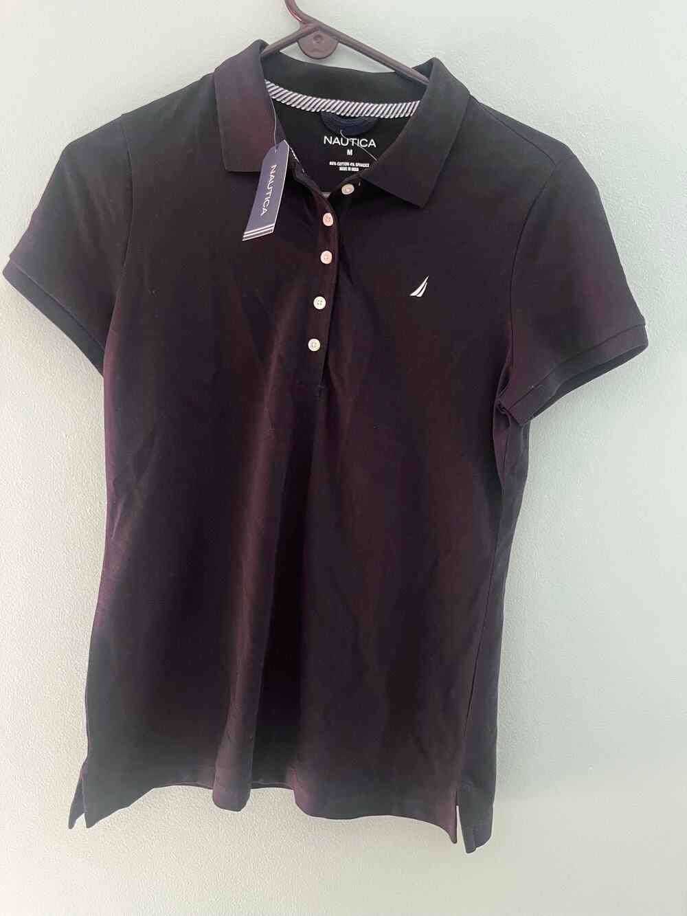 BRAND NEW Nautica Medium Polo Black